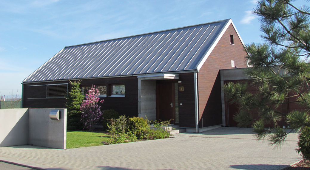 Modelový dom s krytinou Rapid DeLuxe